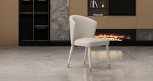 Load image into Gallery viewer, Velit Customizable Streamlined Chair for Sophisticated Dining &amp; Office Use - Golden Mayer
