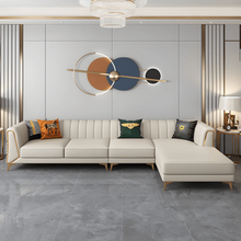 Load image into Gallery viewer, Natari Customizable L-Shape Sofa - Elegant Comfort for Contemporary Homes
