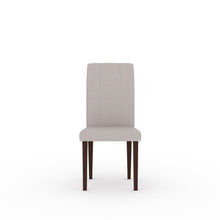 Load image into Gallery viewer, Golden Mayer Cranberry Set of 2 Dining Chair with Fully Cushioned Fabric base and back in Walnut color
