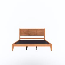 Load image into Gallery viewer, Golden Mayer Hypericum Solid Wood King Size Bed in Walnut Color
