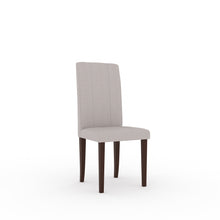 Load image into Gallery viewer, Golden Mayer Cranberry Set of 2 Dining Chair with Fully Cushioned Fabric base and back in Walnut color

