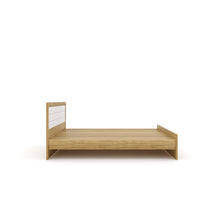 Load image into Gallery viewer, Golden Mayer Cracus Queen Size Bed In Urban Teak With Frosty White Colour
