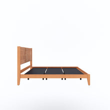 Load image into Gallery viewer, Golden Mayer Hypericum Solid Wood King Size Bed in Walnut Color
