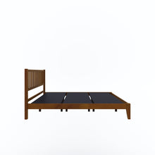 Load image into Gallery viewer, Golden Mayer Rohira Solid Wood King Size Bed in Walnut Color
