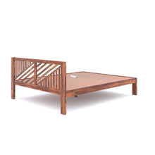 Load image into Gallery viewer, Oriel Bed in Sheesham wood - Non Storage - Queen
