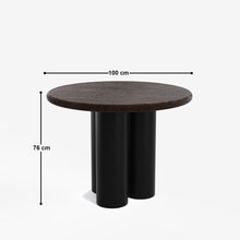 Load image into Gallery viewer, Amor-Pierre Textured Walnut Dining Table Set -  2, 4 &amp; 6 Seater/ All sizes
