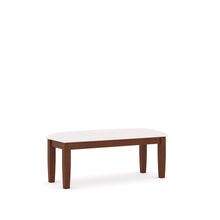 Load image into Gallery viewer, Golden Mayer Elderberry Solid  Wood 6-Seater Dinning Table | 4-Cushioned Fabric Dining Chair  | 1-Cushioned Fabric Dining Bench in Walnut Finish
