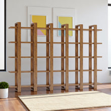 Load image into Gallery viewer, Harmony Shelf/Bookcase - 98" - Solid Teak Wood
