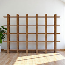 Load image into Gallery viewer, Harmony Shelf/Bookcase - 98" - Solid Teak Wood
