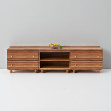 Load image into Gallery viewer, Stava Modular Credenza System | Solid Walnut/Teak/Oak Wood (2x3) | 8 Feet Length
