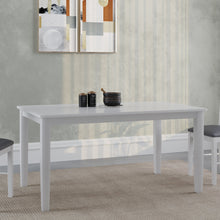 Load image into Gallery viewer, Golden Mayer Mulberry Solid Rubber Wood 4-Seater Dinning Table | 4-Fully Cushioned Fabric Dining Chair in White Finish

