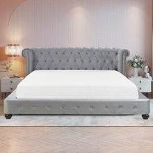 Load image into Gallery viewer, Bran Upholstered Bed Without Storage In Suede
