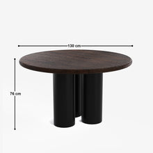 Load image into Gallery viewer, Amor-Pierre Textured Walnut Dining Table Set -  2, 4 &amp; 6 Seater/ All sizes
