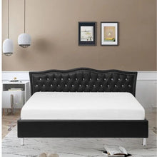 Load image into Gallery viewer, Lyanna Upholstered Bed Without Storage In Leatherette
