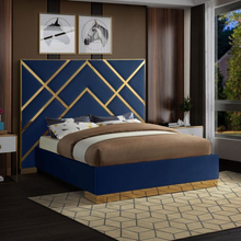 Load image into Gallery viewer, Lunalux Upholstered Bed Without Storage In Suede
