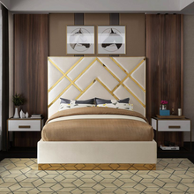 Load image into Gallery viewer, Lunalux Upholstered Bed Without Storage In Suede
