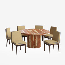 Load image into Gallery viewer, Luis-Lidia Dining Table Set with Premium Trimming -  2, 4 &amp; 6 Seater/ All sizes
