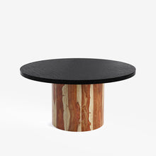 Load image into Gallery viewer, Luis-Polly Textured Black Dining Table Set -  2, 4 &amp; 6 Seater/ All sizes
