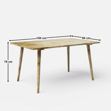 Load image into Gallery viewer, Helena Plain Top Dining Table - 6 seater/150 cm
