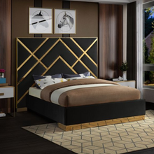 Load image into Gallery viewer, Lunalux Upholstered Bed Without Storage In Suede
