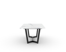 Load image into Gallery viewer, Varlo Marble Top Coffee Table In Dark Bronze Finish
