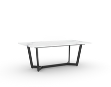 Load image into Gallery viewer, Varlo Marble Top Coffee Table In Dark Bronze Finish
