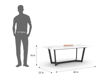 Load image into Gallery viewer, Aanvo Marble Top Coffee Table In Black Finish
