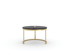 Load image into Gallery viewer, Arcus Nesting Coffee Table with Black Engineered Marble Top
