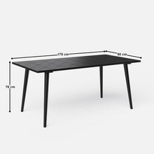 Load image into Gallery viewer, Helena-Pierre Black Dining Table Set -  4, 6 Seater - All Sizes
