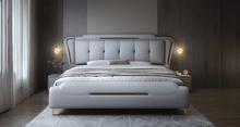 Load image into Gallery viewer, Golden Mayer Nowra Customizable Upholstered Bed with Optional Storage - Stylish and Practical Design
