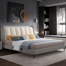 Load image into Gallery viewer, Golden Mayer Camfo Customizable Upholstered Bed with Optional Storage - Cozy and Streamlined Design
