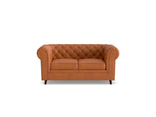 Load image into Gallery viewer, Chesterfield 2 Seater Leather Sofa
