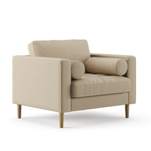 Load image into Gallery viewer, Palo Sofa T | Chair (3.5 feet length) | Tufted
