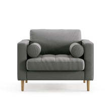 Load image into Gallery viewer, Palo Sofa T | Chair (3.5 feet length) | Tufted

