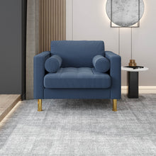Load image into Gallery viewer, Palo Sofa T | Chair (3.5 feet length) | Tufted
