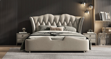 Load image into Gallery viewer, Golden Mayer Vertico Customizable Upholstered Bed with Optional Storage - Contemporary and Streamlined Design
