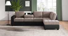 Load image into Gallery viewer, Corner Sofa With Storage Ottoman and Cup Holder Sloggy From Golden Mayer - Direct from Factory (Customizable)
