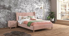 Load image into Gallery viewer, Modern Bed Knightowl: Upholstered  Frame From Golden Mayer - Direct from Factory (Customizable)
