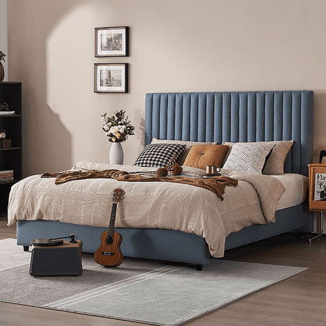 Golden Mayer Marezzato Customizable Upholstered Bed with Optional Storage - Stylish and Contemporary Design
