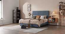 Load image into Gallery viewer, Golden Mayer Marezzato Customizable Upholstered Bed with Optional Storage - Stylish and Contemporary Design
