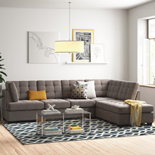 Load image into Gallery viewer, Corner L-Shape Sofa Glytonn  | Specially Crafted Square Tufting | Direct from Factory
