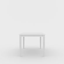 Load image into Gallery viewer, Golden Mayer Elderberry Solid Rubber Wood 6-Seater Dinning Table | 6-Fully Cushioned Fabric Dining Chair in White Finish

