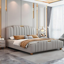 Load image into Gallery viewer, Golden Mayer Raphia Customizable Upholstered Bed with Optional Storage - Classic and Refined Design
