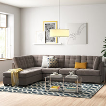 Load image into Gallery viewer, Corner L-Shape Sofa Glytonn  | Specially Crafted Square Tufting | Direct from Factory
