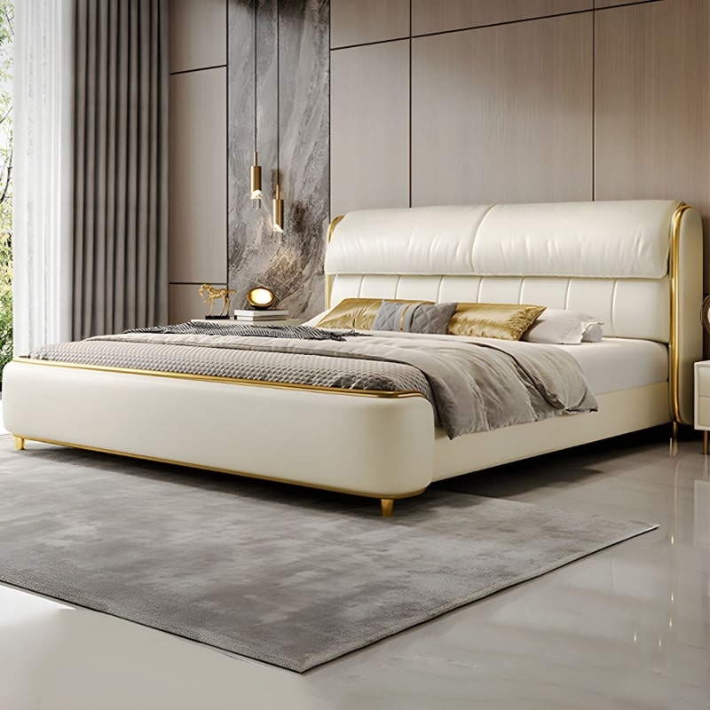 Golden Mayer Convio Customizable Upholstered Bed with Optional Storage - Modern Comfort and Versatile Design