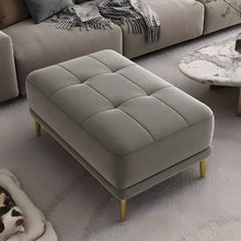 Load image into Gallery viewer, Customizable Falkon Fabric Ottoman - Cozy Pouf  for Living Room and Lounge
