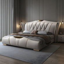 Load image into Gallery viewer, Golden Mayer Lennox Customizable Upholstered Bed with Optional Storage - Sleek and Stylish Design
