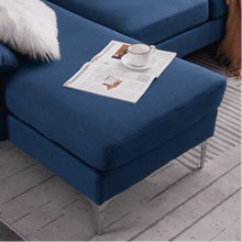 Load image into Gallery viewer, Jasmine Blue Sectional Sofa Set
