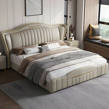 Load image into Gallery viewer, Golden Mayer Ilara Customizable Upholstered Bed - Elegant Craftsmanship with Optional Storage Space
