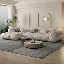 Load image into Gallery viewer, Leather Sofa Duilio | Low Seating &amp; Simple Elegance -Customizable (Direct From Factory)
